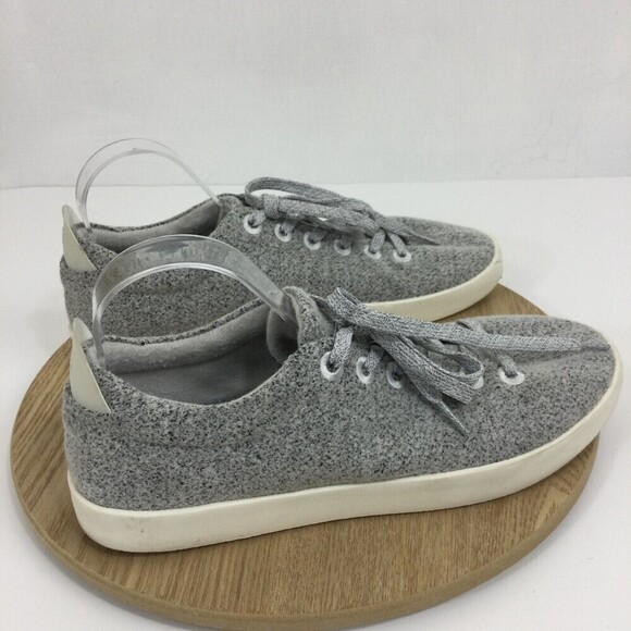 Allbirds Mens Wool Pipers Lace Up Low Top Running Sneaker Shoes Gray Size 11 US - Picture 4 of 9